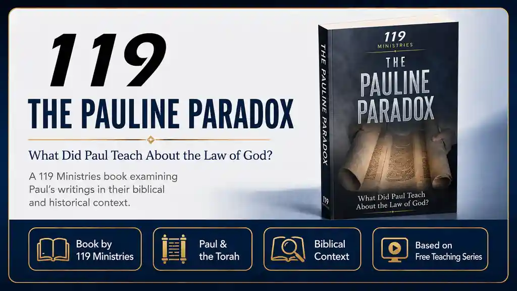 The Pauline Paradox promotional graphic for the 119 Ministries book about Paul and the Law of God
